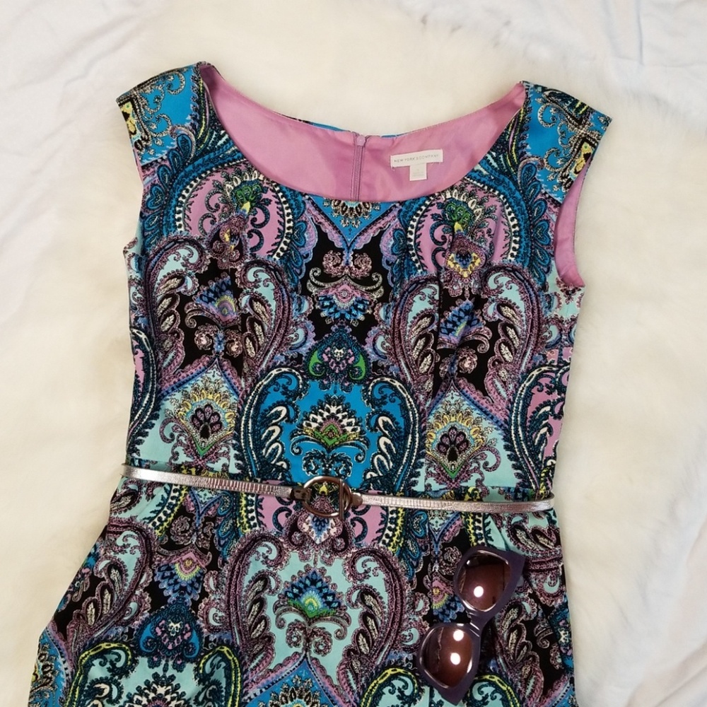 Paisley print dress NY&Co